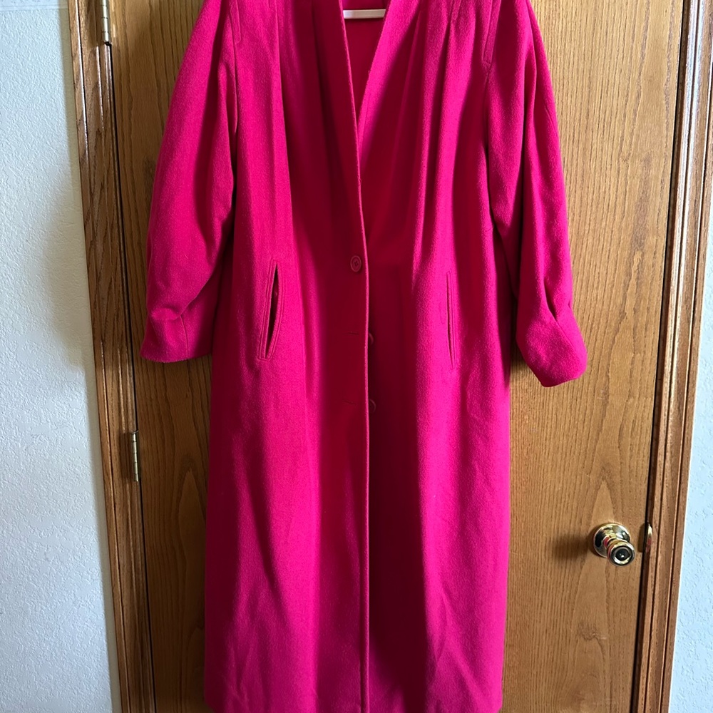 Vintage Fleurette Camel Hair Coat